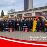 Feuerwehrsanit Ter Legen Erfolgreich Pr Fung Ab Feuerwehr Gemeinde Kahl