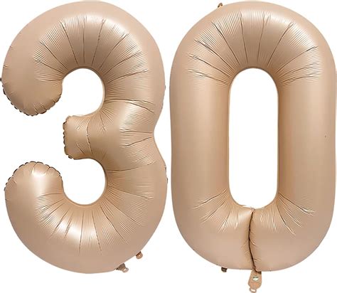 Number 30 Balloons 32 Inch Digital Balloon Alphabet 30