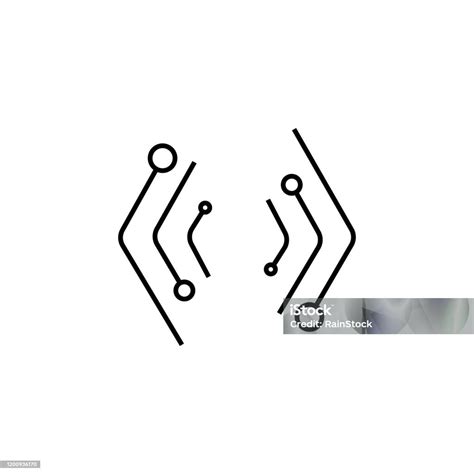 vektor ikon panah dua sisi panah garis panah  molekul ilustrasi