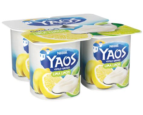 Yogur griego lima limón Nestlé YAOS Postres Lácteos Nestlé