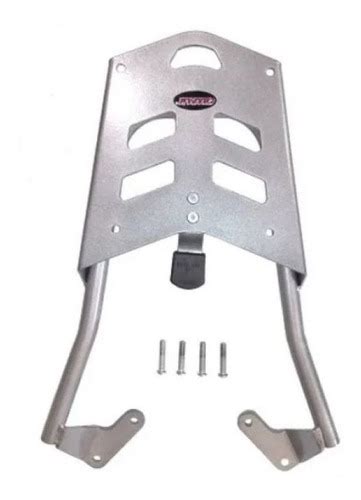 Suporte Bau Bagageiro Modelo Chapa Yamaha Nmax 160 Prata Parcelamento