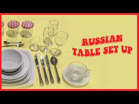 russian table set  youtube