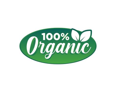 Premium Vector 100 Percent Organic Label Sticker Badge Vector