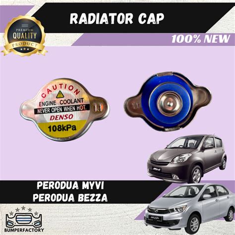 Perodua Myvi Bezza Radiator Cap Denso 022510 4150 100 New High Quality