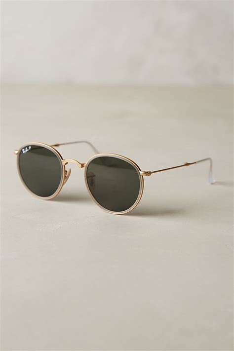 Ray-Ban Round Folding Classic Sunglasses | Anthropologie