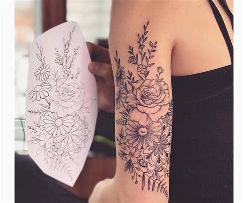 Flower Tattoo Blumenmandala Tattoo Tattoo Ideen Tattoo Ideen Unterarm