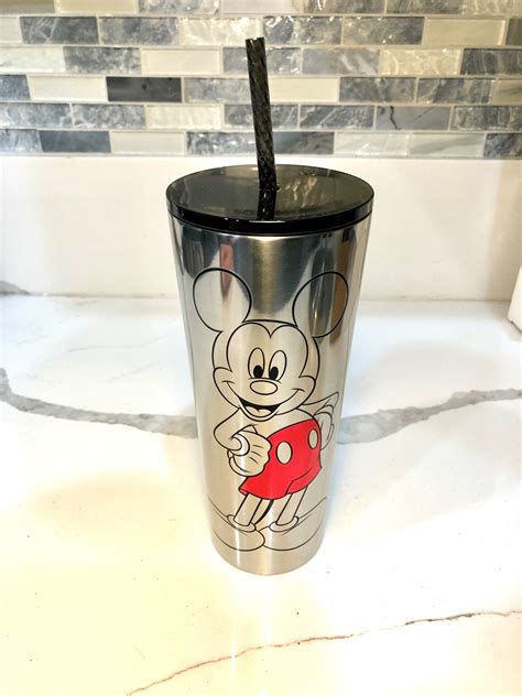 D23 Starbucks D100 Mickey Mouse Tumbler Limited Edition Town Green