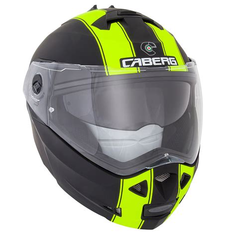 Caberg Duke Legend Matt Black / Fluo Yellow | FREE UK DELIVERY