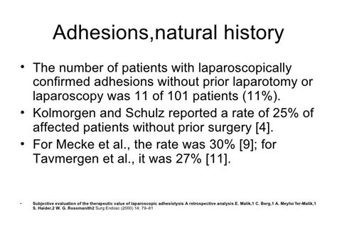 Laparoscopic Adhesiolysis