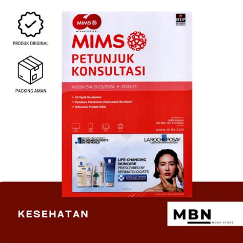 Jual Buku MIMS Petunjuk Konsultasi Edisi 23 Tahun 2023 2024 ORIGINAL