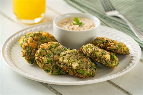 Tortitas De Brócoli Con Queso Panela