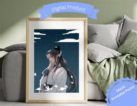 Printable Wall Art Poster Anime Hot Man Pretty Art X X