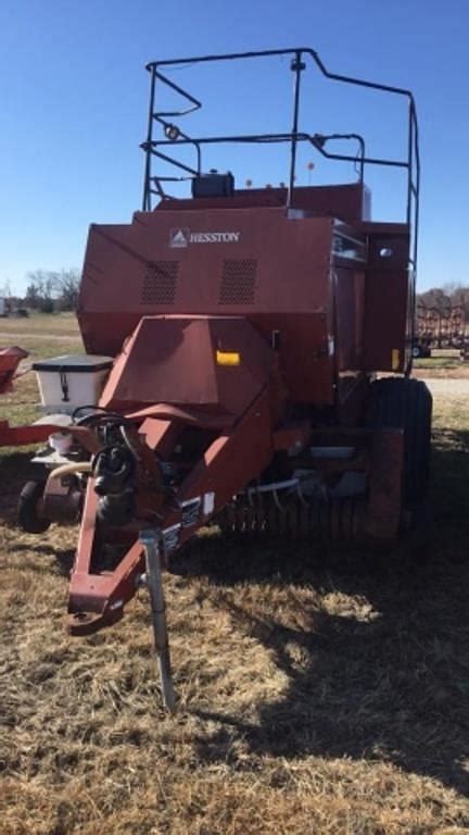 Sold Hesston 4755 Hay And Forage Balers Square Tractor Zoom