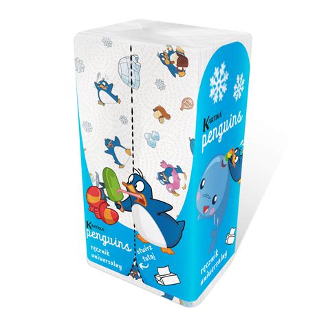 Folded Paper Towel Zz V Kartika Penguins 150 Sheets 2 Ply Private