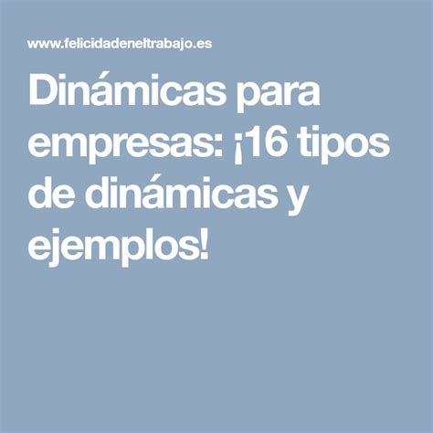 Dinamicas Para Empresas 16 Tipos De Dinamicas Y Ejemplo Nbkomputer