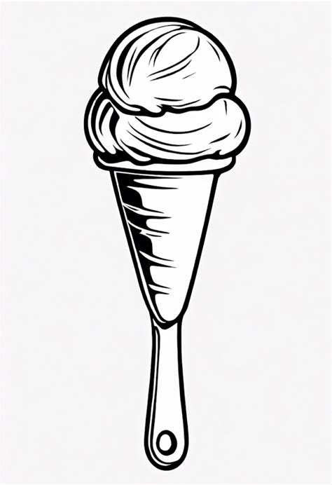 Ice Cream Scoop | ColorBliss.art