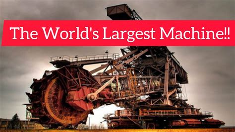 Bagger 293 The Worlds Largest Land Moving Machine Youtube