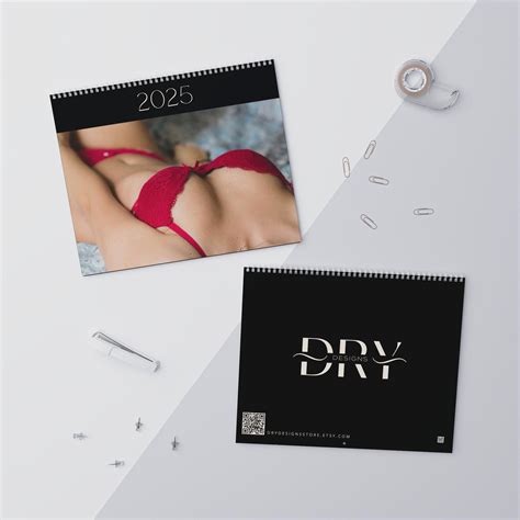 Sexy Lingerie Girls Wall Calendar Erotic Women Man Cave Art Home
