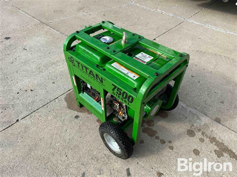 Titan Industrial 7500 Diesel Portable Generator Bigiron Auctions