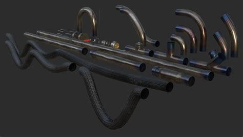 Pipe Modular 3d Model Turbosquid 1671186