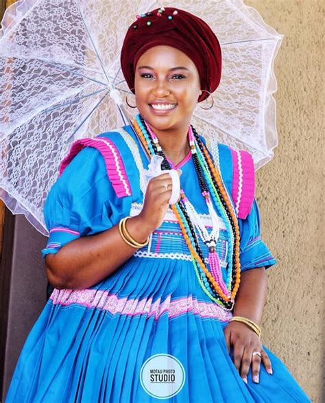 Clipkulture | Makoti In Sepedi Traditional Attire, Beads and Headwrap