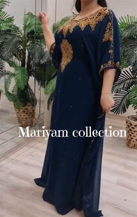 Royal Moroccan Dubai Kaftan Arabic Abaya Maxi Hand Beaded Etsy