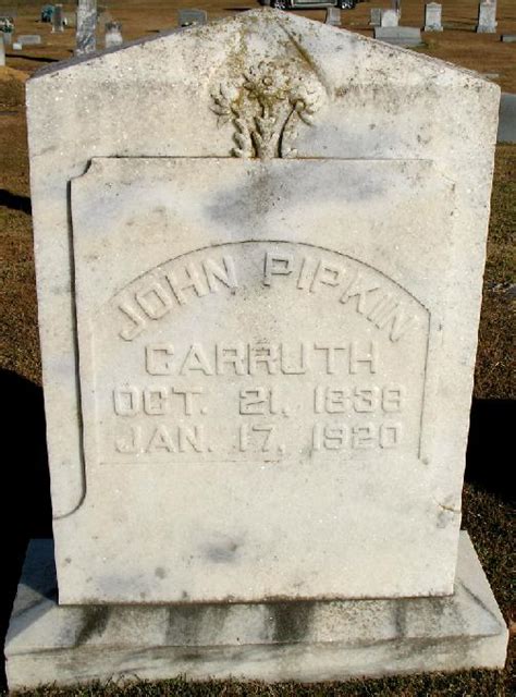 John Pipkin Carruth Find A Grave Memorial