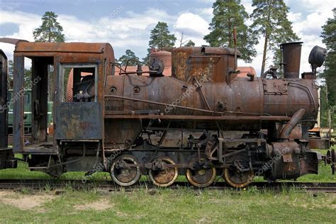 Old steam train at a railway museum — Stock Photo © vkph64 #1233165