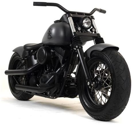 Harley Davidson Matte Black Bobber | Reviewmotors.co