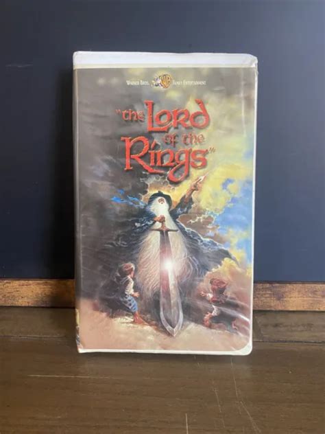 The Lord Of The Rings Animated Vhs Big Clamshell Ralph Bakshi