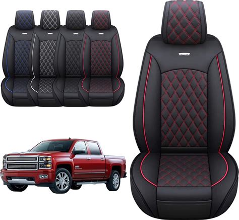 Aierxuan Chevy Chevrolet Silverado Gmc Sierra Front Seat Covers Pickup Custom Fit