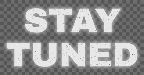 Abstract Stay Tuned Png Typography Free Png Sticker Rawpixel