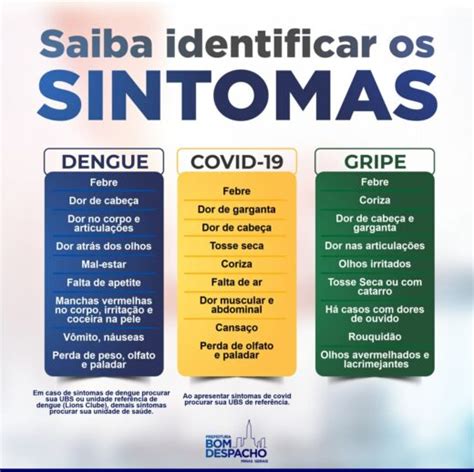 Tanto A Dengue Quanto A Covid 19 E A Gripe Apresentam Sintomas