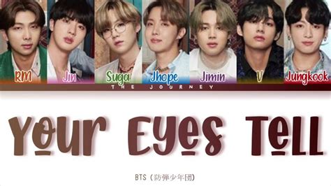 Bts Your Eyes Tell Color Coded Lyrics Kan Rom Eng