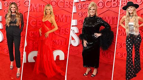 Stunning Red Carpet Fashion At The Cmt Music Awards Fashion