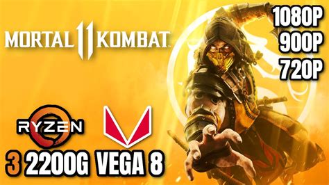 Mortal Kombat Ryzen G Vega Test Youtube