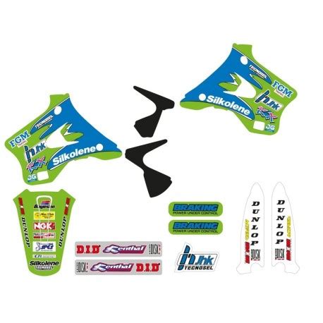 Kit D Co Complet Avec Housse De Selle Tecnosel Team Kawasaki Kx