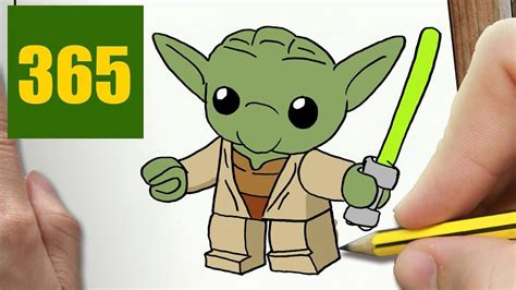 How To Draw A Yoda Cute Easy Step By Step Drawing Lessons For Kids