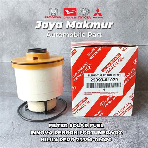 Solar Fuel Filter Innova Reborn Fortuner Vrz Hilux Revo L