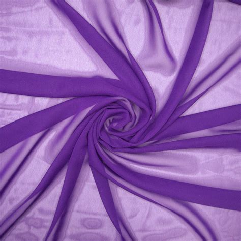 Polyester Chiffon Purple Sample Gala Fabrics