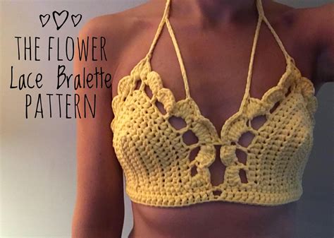 Crochet Bralette Pattern Crochet Top Pattern Bralette Top Etsy