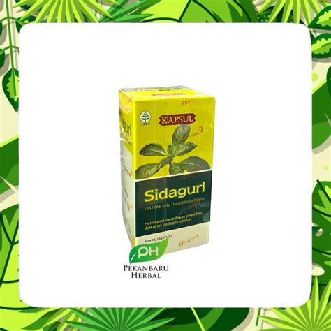 Sidaguri Capsules Original Tazakka Contains Herbal Extracts Of Knee