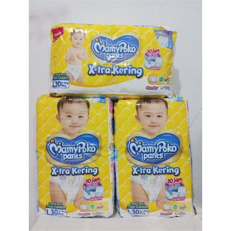 Jual Mamy Poko Pants X Tra Kering S38 M32 L28 Xl26 Xxl24 Shopee Indonesia