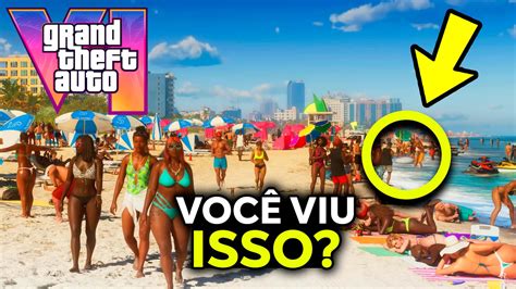 VocÊ NÃo Viu Isso No Trailer Do Gta 6 Análise Do Trailer Grand Theft Auto Vi Youtube