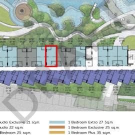 สงตอใบจอง Kave Town Colony หองววสระ 1Bed Extra และ 1Bed ขายดาวน