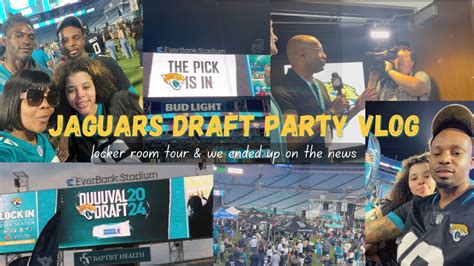 JAGUARS DRAFT PARTY 2024 Stadium Vibes Locker Room Tour We Ended Up