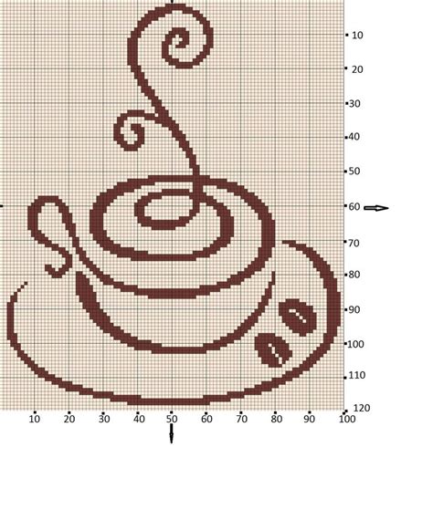 Cross Stitch Coffee Cup Pattern