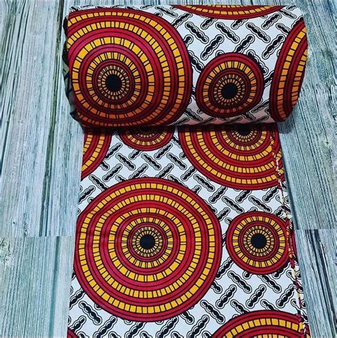 Wax African Fabric 6 Yards African Fashion African Fabric African