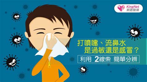 打噴嚏、流鼻水是過敏還是感冒？ 教你用2線索簡單分辨 中醫 Kingnet國家網路醫藥