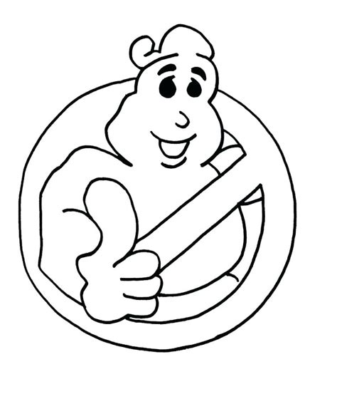 Ghostbusters Logo Coloring Page at GetColorings.com | Free printable ...